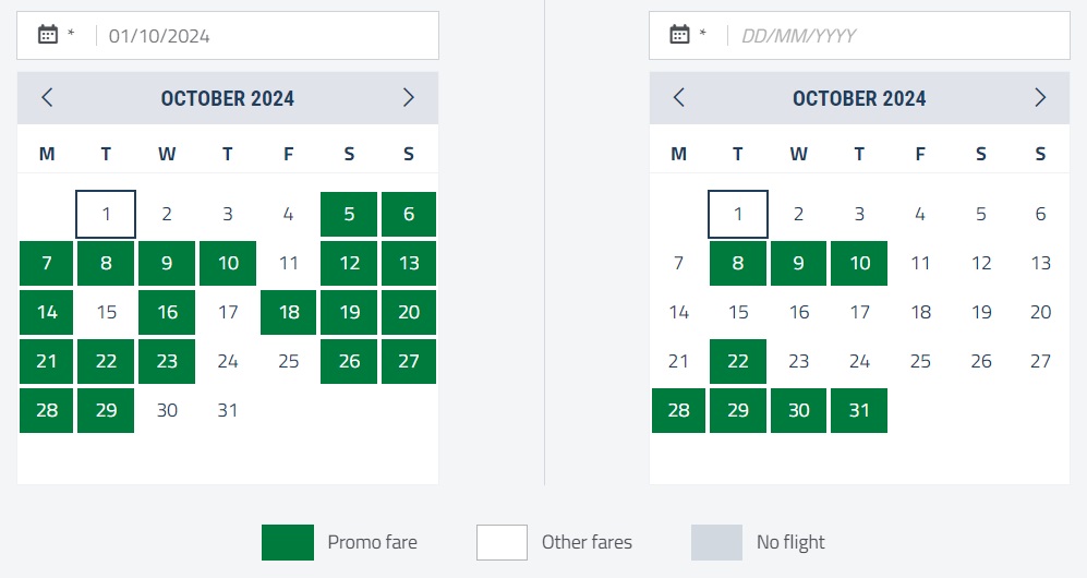 La Compagnie $2,000 round trip Paris business class availability in October