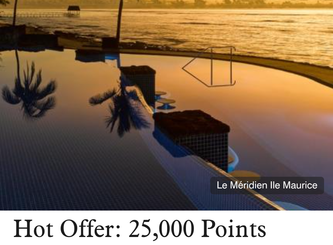 Vacations by Marriott Bonvoy 25,000 bonus points 4+ night stays