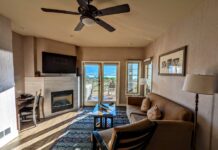 Living room at Spirit Ridge Resort in Osoyoos, Canada - part of The Unbound Collection by Hyatt