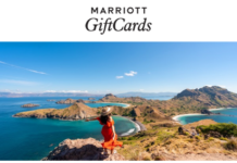 Marriott promo card