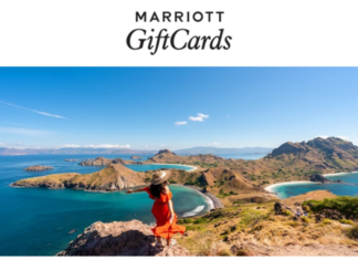 Marriott promo card