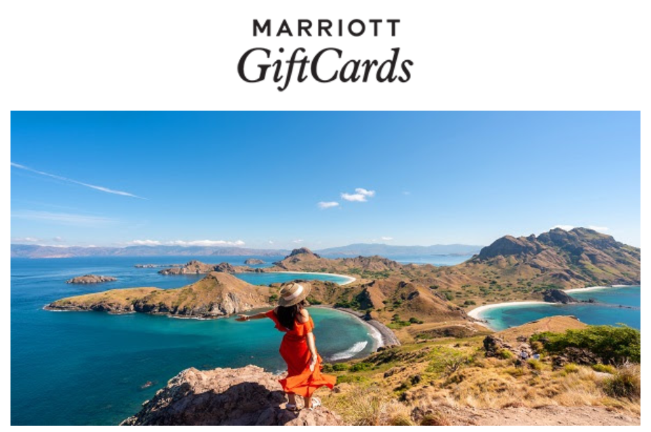 Marriott promo card