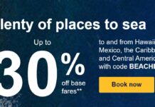 (EXPIRED) Southwest: Use promo code BEACHES to save up to 30% on flights to/from Hawaii, Mexico, Caribbean & Central America Southwest promo code BEACHES