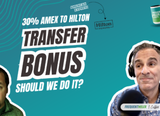 30% Amex to Hilton Transfer Bonus. Should we do it