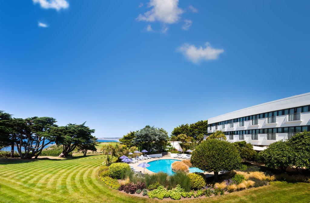 The Atlantic Hotel in St Brelade, Jersey - an SLH property (image courtesy of Hilton)