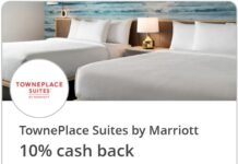 TownePlace Suites Chase Offer 10% back