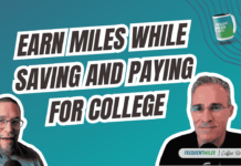 Earn miles while saving and paying for college