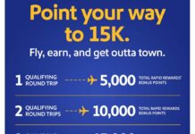 Southwest bonus point promotion