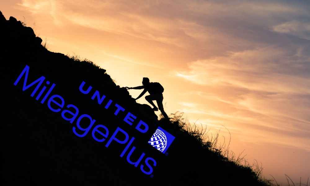 United MileagePlus elite status mountain climb