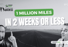 1 Million Miles in 2 Weeks or Less