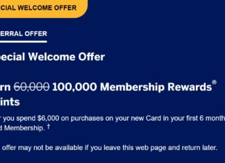 Amex Gold 100k referral offer 1