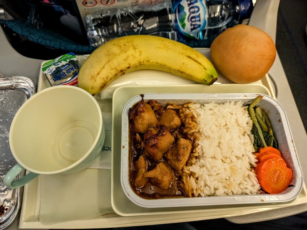 Economy meal on Vietnam Airlines