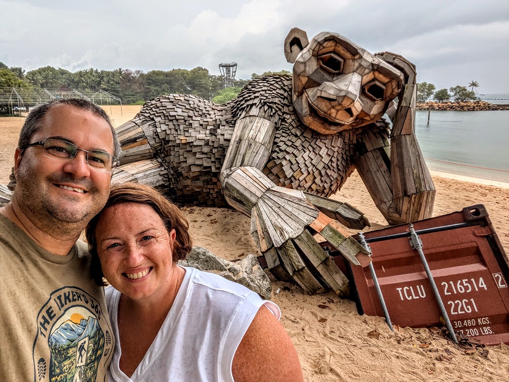 Me-and-Shae-with-Curious-Sue-Explorers-of-Sentosa-Thomas-Dambo-Trolls-Singapore