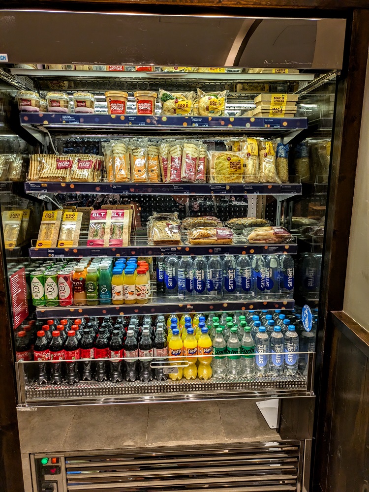 Premier Inn London Heathrow Terminal 4 - Costa Coffee breakfast items