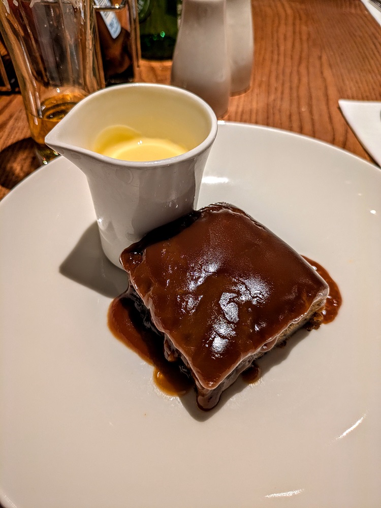 Premier Inn London Heathrow Terminal 4 - Sticky toffee pudding & custard