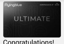 Air France Flying Blue Ultimate status