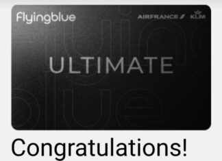 Air France Flying Blue Ultimate status