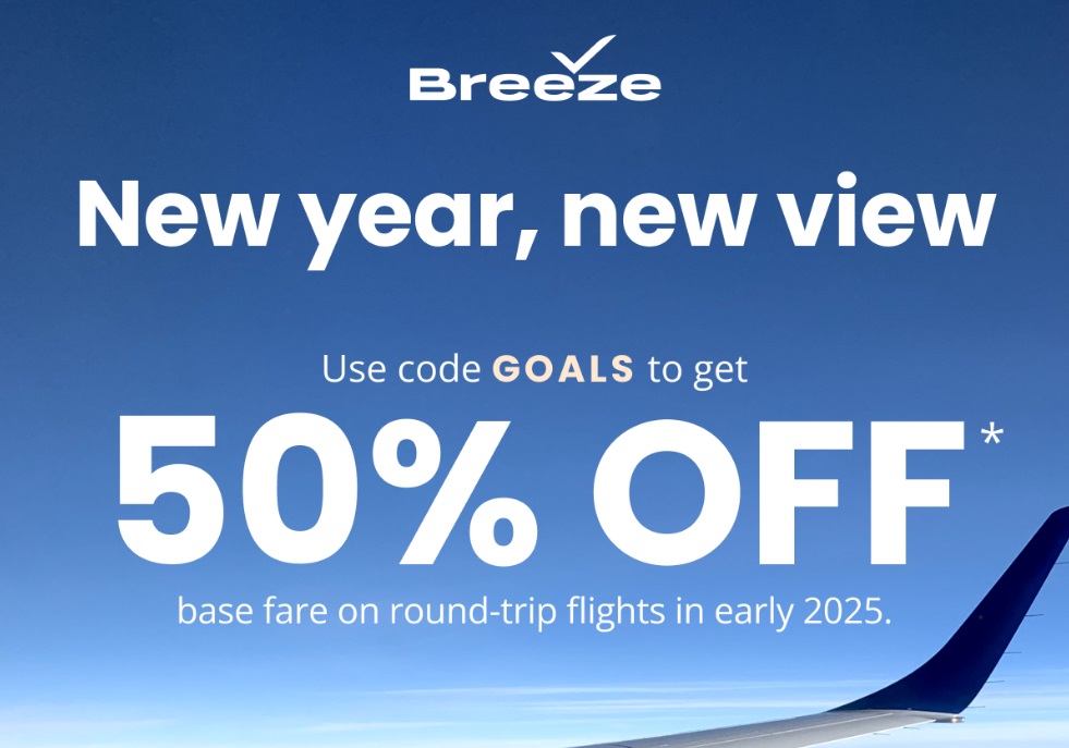 Breeze promo code GOALS