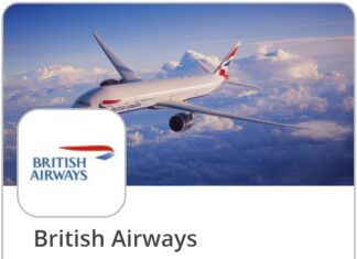 British Airways Chase Offer 5% back