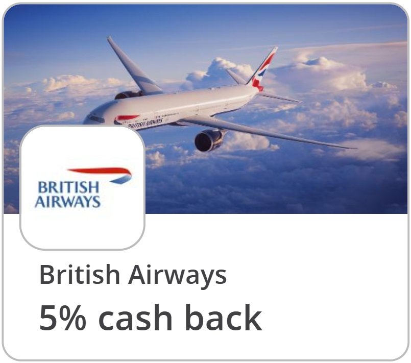 British Airways Chase Offer 5% back