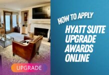 How to apply Hyatt Suite Upgrade awards online