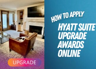 How to apply Hyatt Suite Upgrade awards online