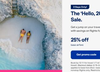 JetBlue promo code HELLO2025