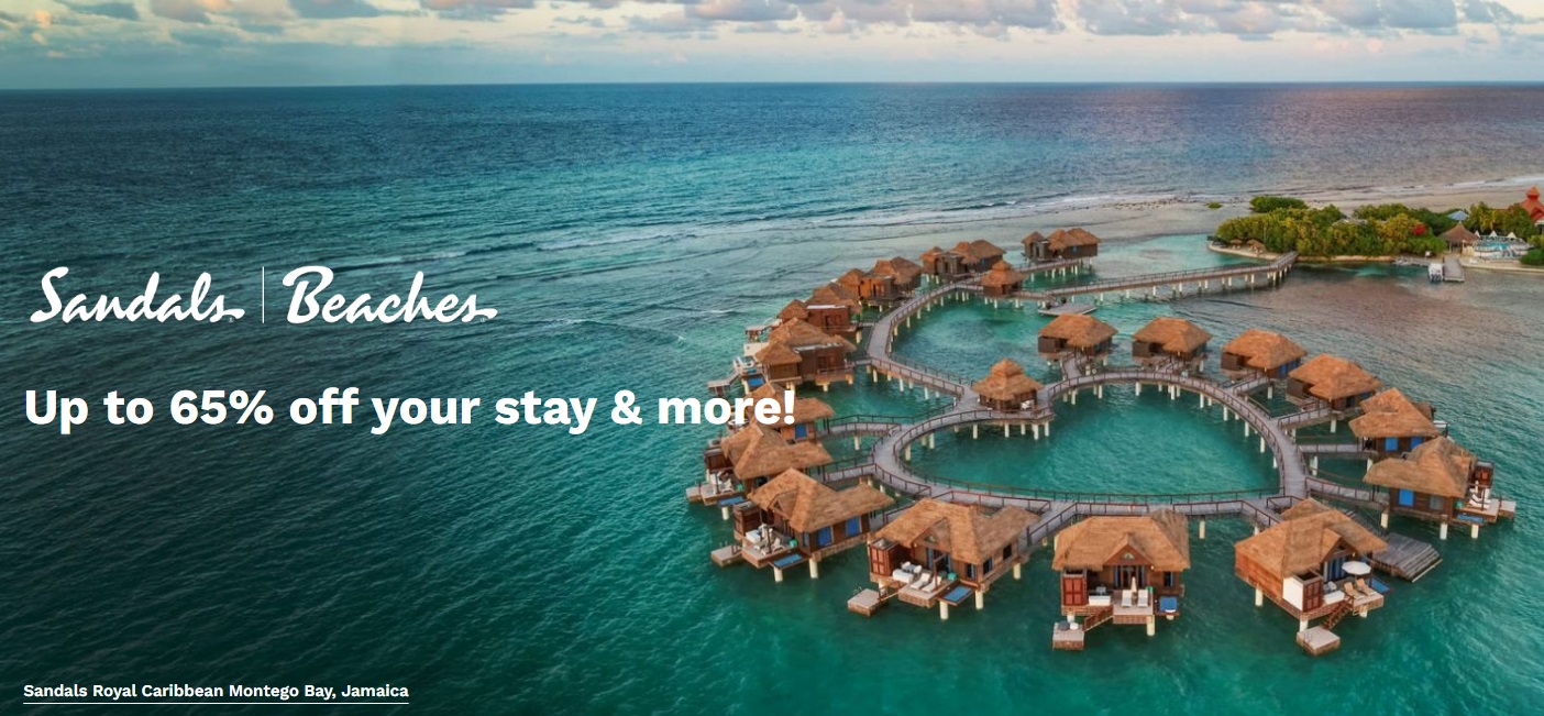 Sandals Beaches resorts Choice Privileges 35,000 bonus points Gold status