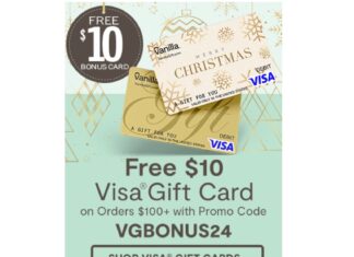 VanillaGift Visa gift card promo code VGBONUS24