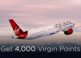 Virgin Atlantic 4,000 Virgin Red points