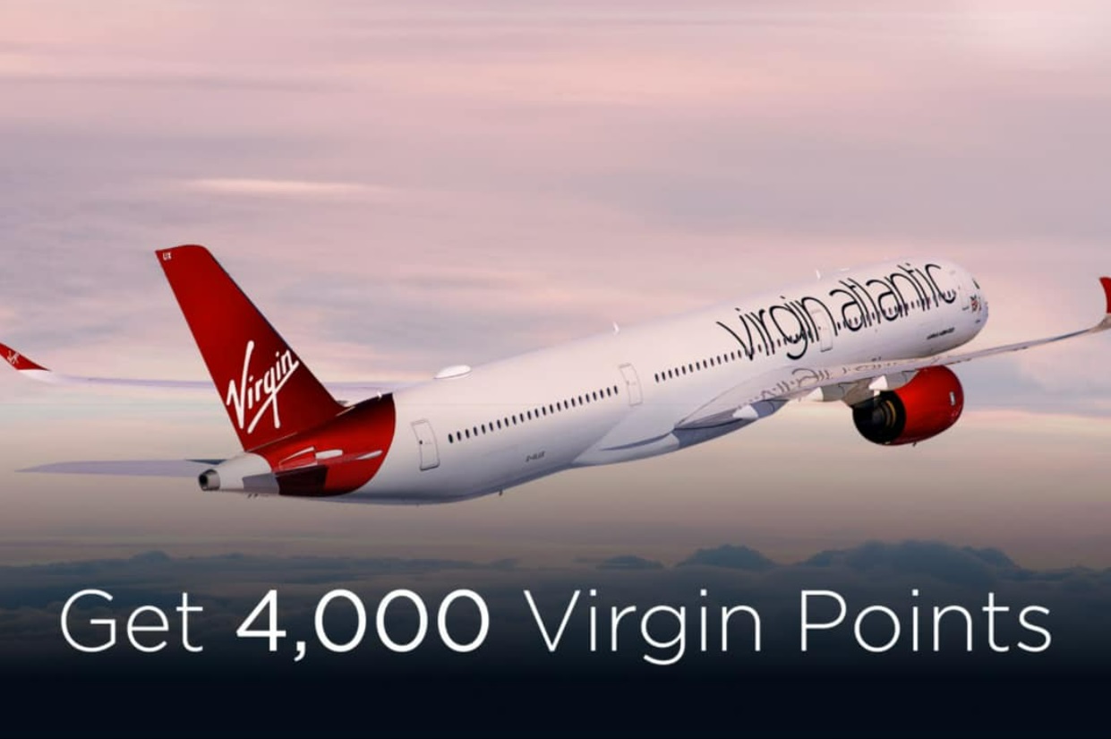 Virgin Atlantic 4,000 Virgin Red points