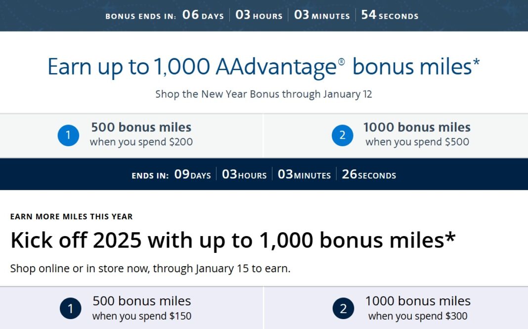 American Airlines & United shopping portal promos Earn up to 2,000