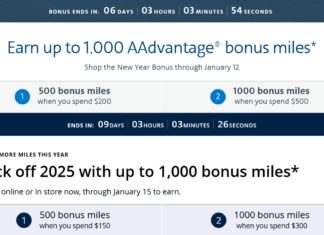 American Airlines & United shopping portal promos