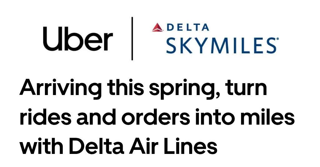 Delta Uber partnership