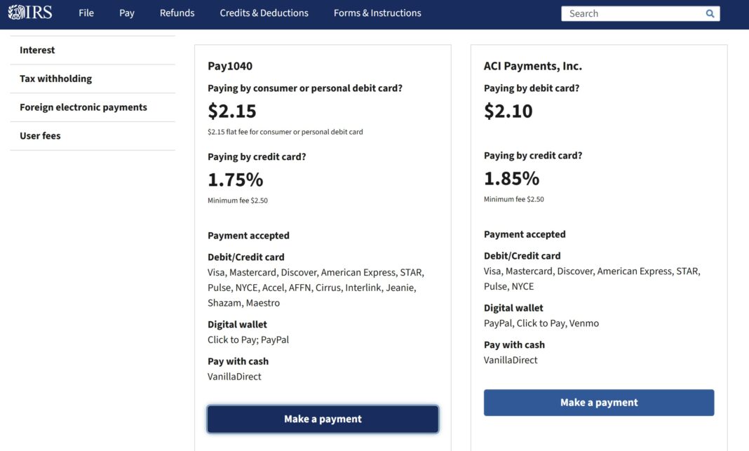 Pay1040 Increase Fee To 2 89 For Some Tax Payments By Credit Card pay1040-increase-fee-to-2-89-for-some-tax-payments-by-credit-card