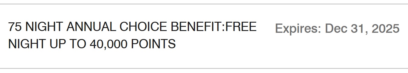 Marriott 40 night cert expiration date