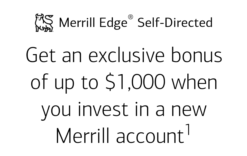 Merrill Edge $1,000 bonus