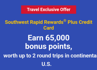 Southwest increased welcome offer in-flight