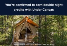 World of Hyatt Under Canvas double elite night credits