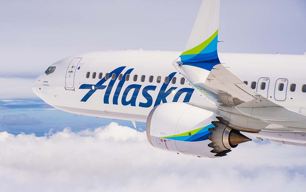 Alaska Airlines airplane