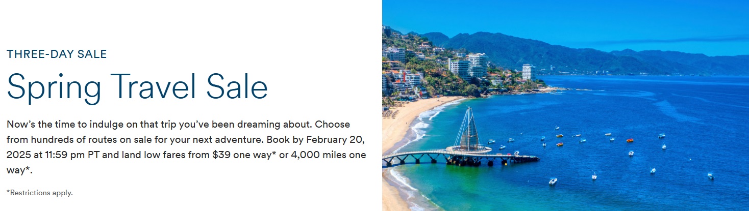 Alaska Airlines sale 02.18.25