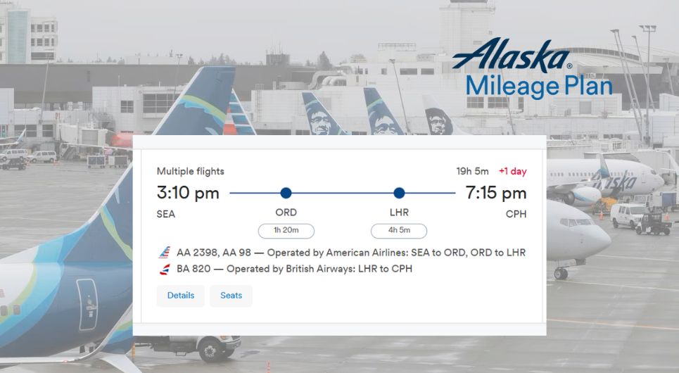 Alaska Mileage Plan starting to sell mixed partner award flights (but mind the price)