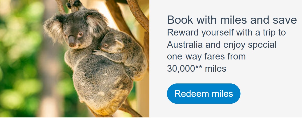 American Airlines award sale to Australia