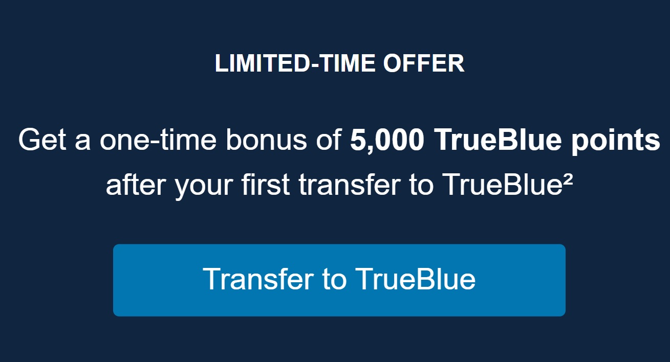 Capital One JetBlue TrueBlue transfer bonus