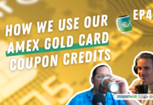 How we use our Amex Gold Card coupon credits