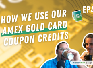 How we use our Amex Gold Card coupon credits