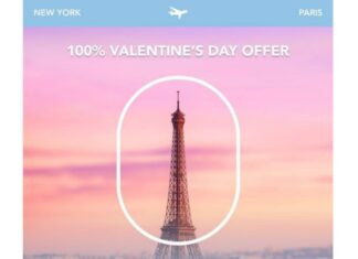 La Compagnie Valentine's Day promotion