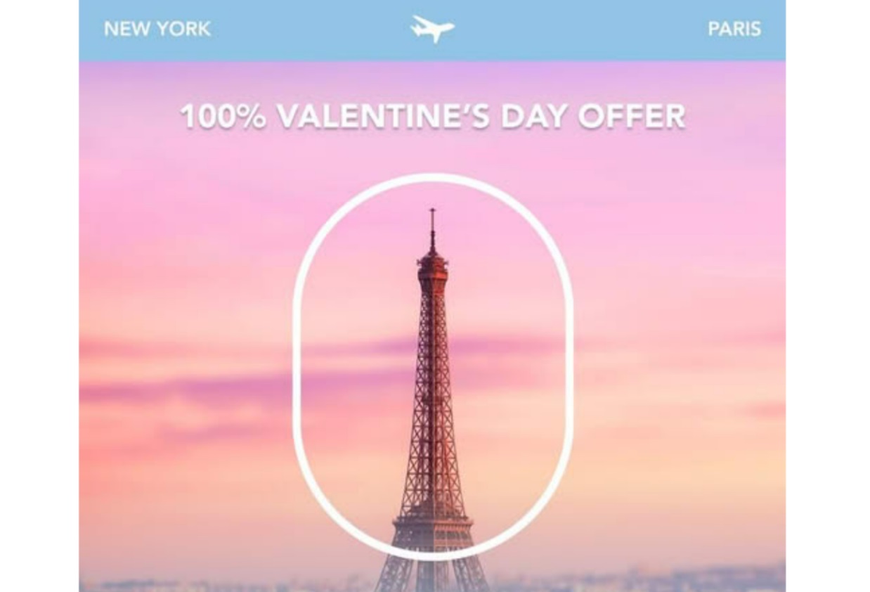 La Compagnie Valentine's Day promotion