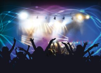 Live concert event tickets