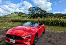 Our convertible upgrade from Sixt courtesy of our Platinum status match